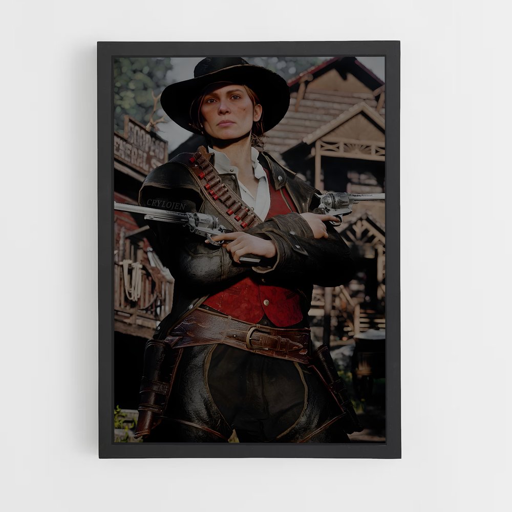 Poster Sadie the Sharpshooter – affiche Red Dead Redemption (vue 2)